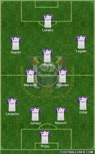 RSC Anderlecht Formation 2010