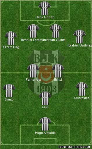 Besiktas JK Formation 2010