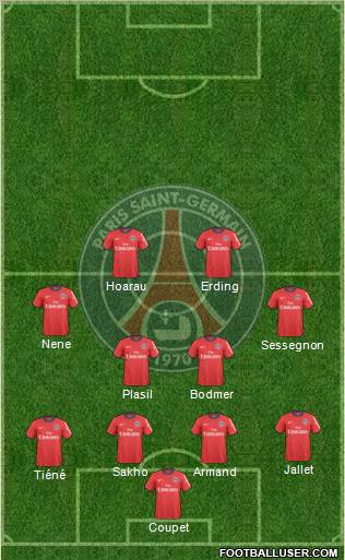 Paris Saint-Germain Formation 2010