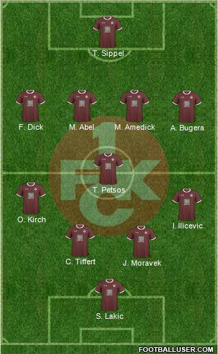 1.FC Kaiserslautern Formation 2010