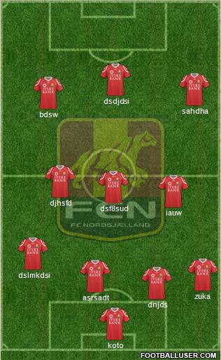 Football Club Nordsjælland Formation 2010