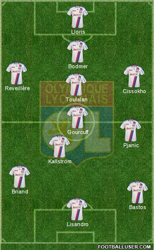 Olympique Lyonnais Formation 2010
