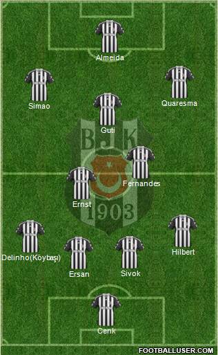 Besiktas JK Formation 2010