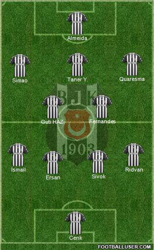 Besiktas JK Formation 2010