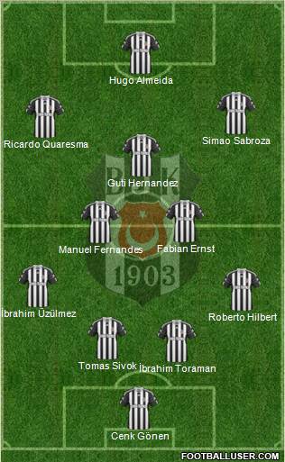 Besiktas JK Formation 2010