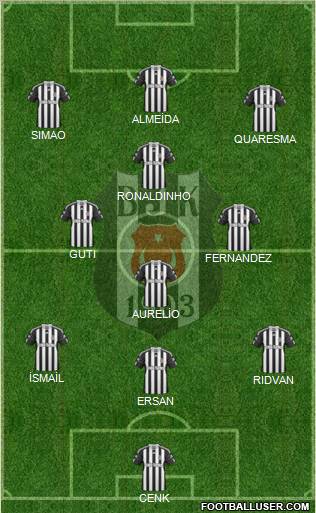 Besiktas JK Formation 2010