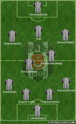 Besiktas JK Formation 2010