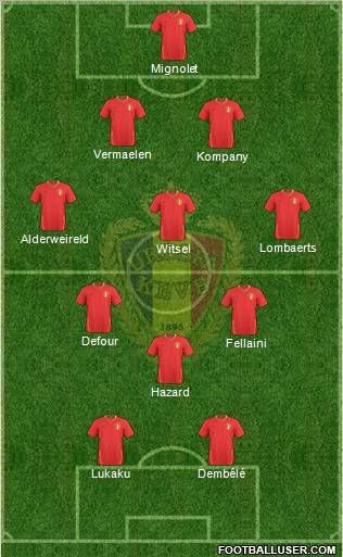 Belgium Formation 2010