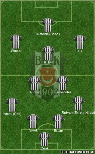 Besiktas JK Formation 2010