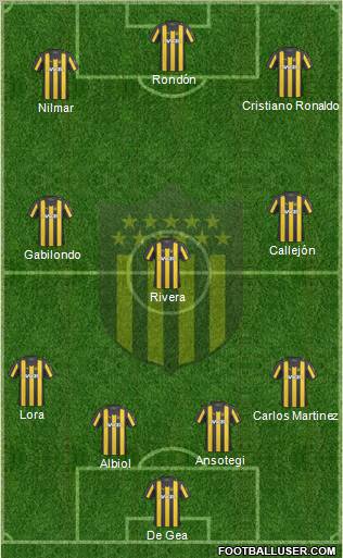 Club Atlético Peñarol football formation