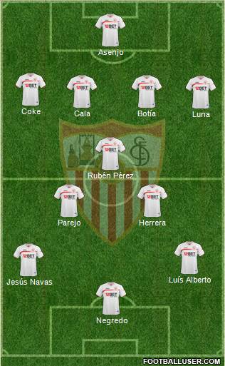 Sevilla F.C., S.A.D. Formation 2010