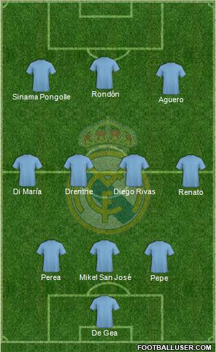 Real Madrid C.F. Formation 2010