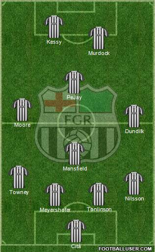 Forest Green Rovers Formation 2010