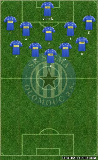 Sigma Olomouc football formation