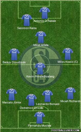FC Schalke 04 Formation 2010
