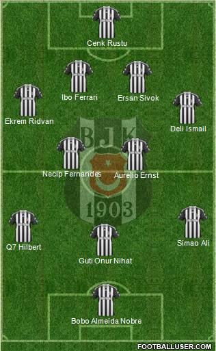 Besiktas JK Formation 2010