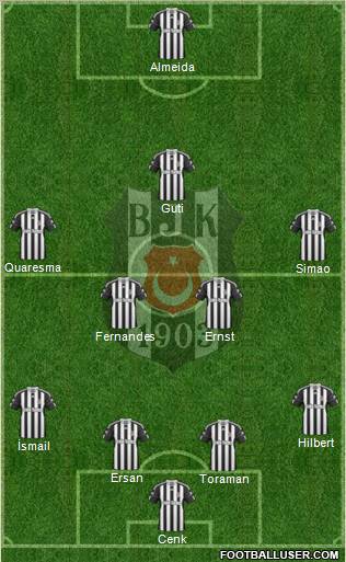 Besiktas JK Formation 2010
