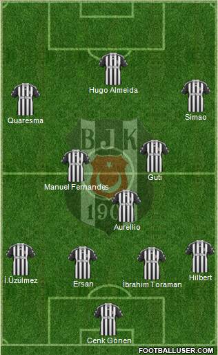 Besiktas JK Formation 2010