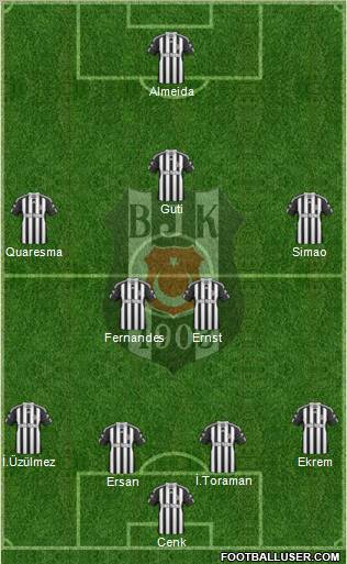 Besiktas JK Formation 2010