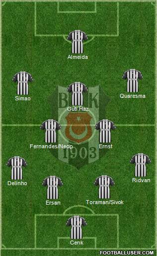 Besiktas JK Formation 2010