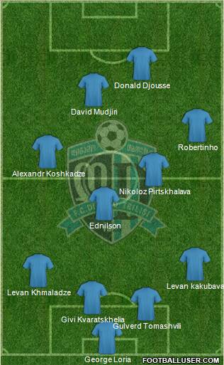 Dinamo Tbilisi Formation 2010