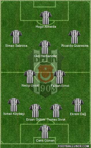 Besiktas JK Formation 2010