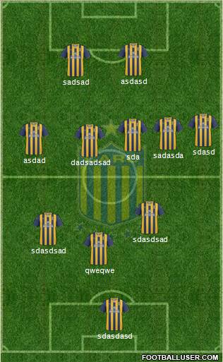 Rosario Central football formation