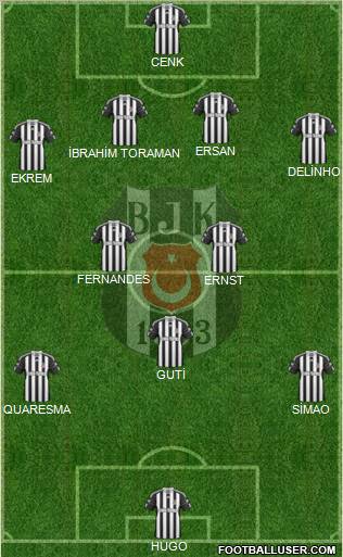 Besiktas JK Formation 2010