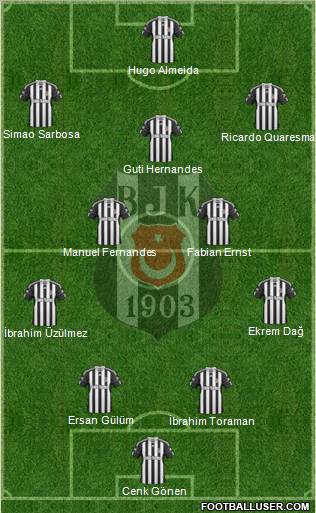 Besiktas JK Formation 2010