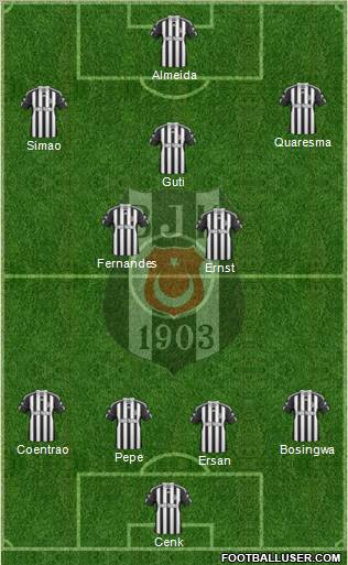 Besiktas JK Formation 2010