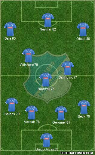 TSG 1899 Hoffenheim Formation 2010