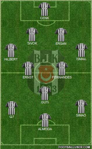 Besiktas JK Formation 2010