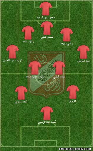 Al-Ahly Sporting Club Formation 2010