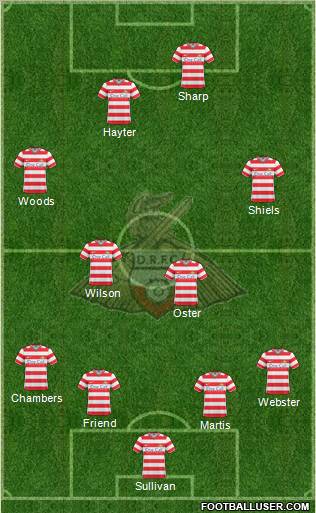 Doncaster Rovers Formation 2010