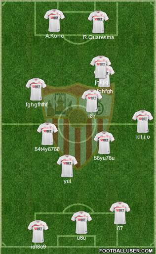 Sevilla F.C., S.A.D. Formation 2010