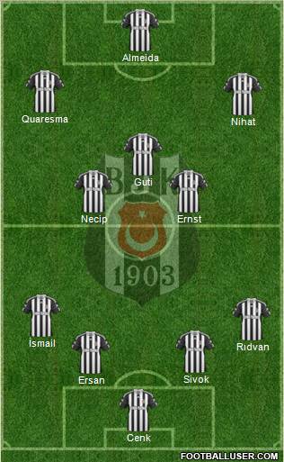 Besiktas JK Formation 2010