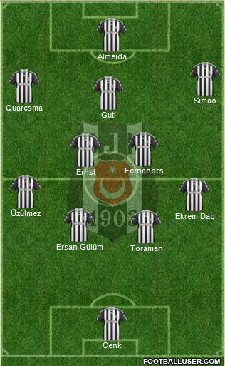 Besiktas JK Formation 2010