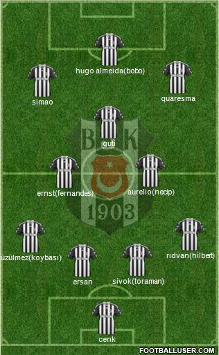 Besiktas JK Formation 2010
