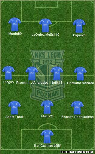 Lech Poznan Formation 2010