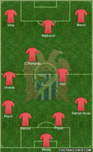 Águilas C.F. Formation 2010