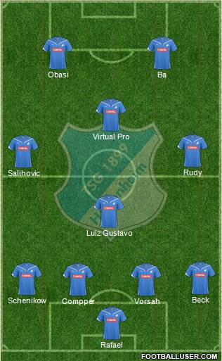 TSG 1899 Hoffenheim Formation 2010