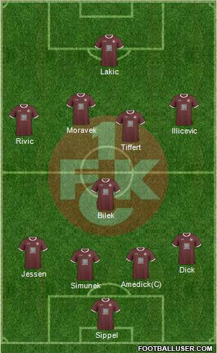 1.FC Kaiserslautern Formation 2010