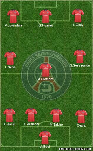 Paris Saint-Germain Formation 2010
