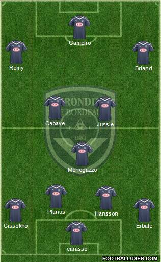 FC Girondins de Bordeaux Formation 2010