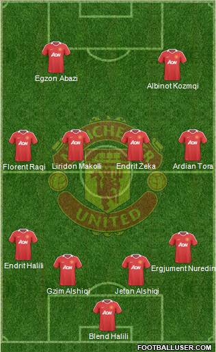 Manchester United Formation 2010