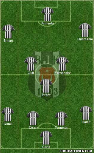 Besiktas JK Formation 2010