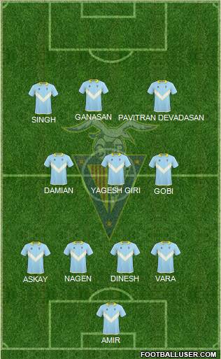 C.F. Badalona Formation 2010