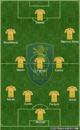 FC Sochaux-Montbéliard Formation 2010