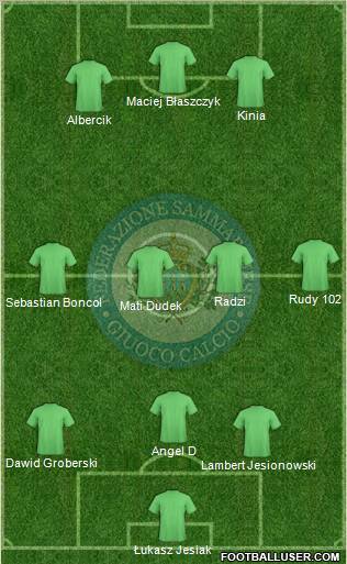 San Marino football formation