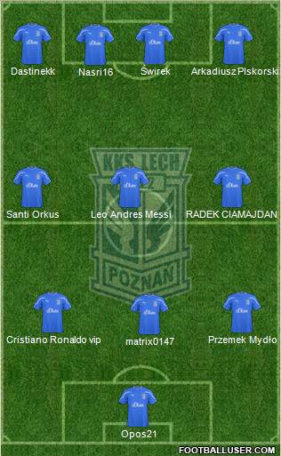 Lech Poznan Formation 2010